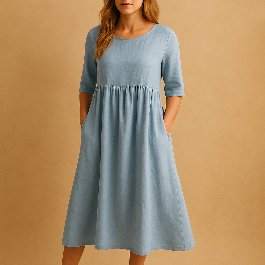 Vintage midi dress for women | Mila