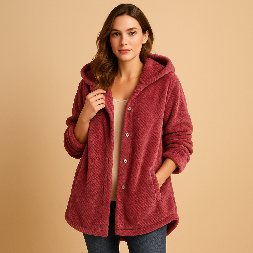 Winter coat with hood for women | Eliza