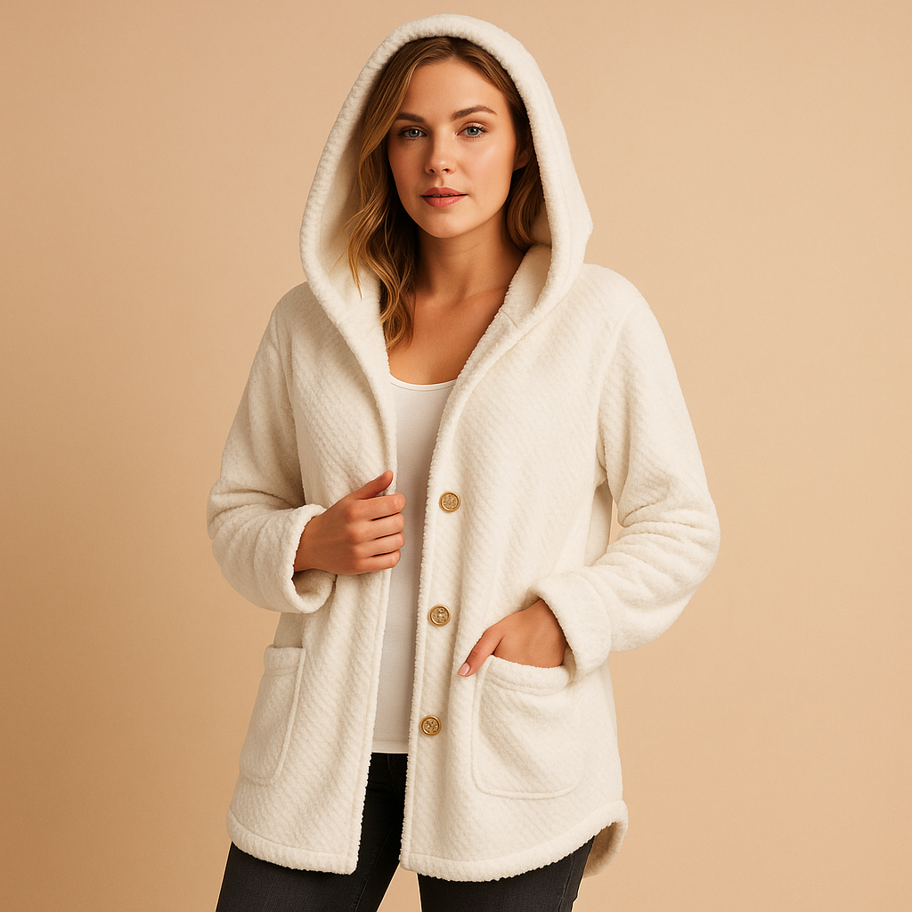 Winter coat with hood for women | Eliza