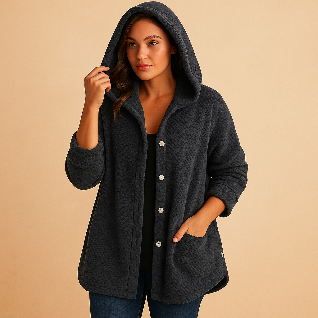 Winter coat with hood for women | Eliza