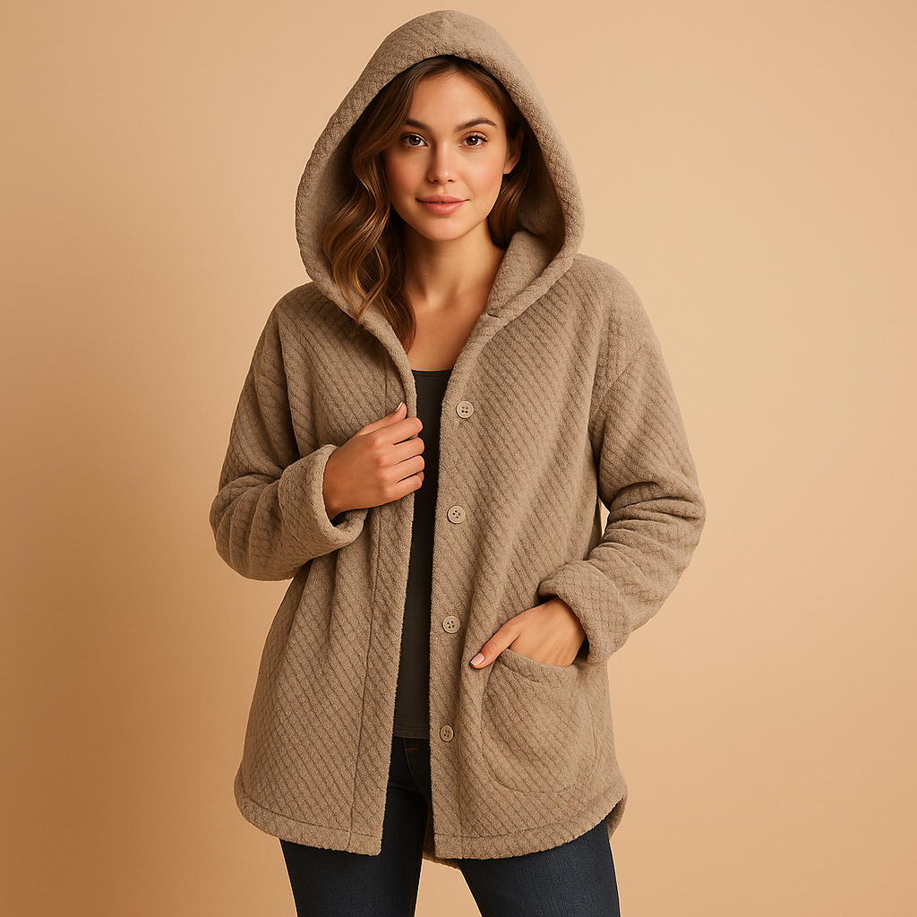 Winter coat with hood for women | Eliza