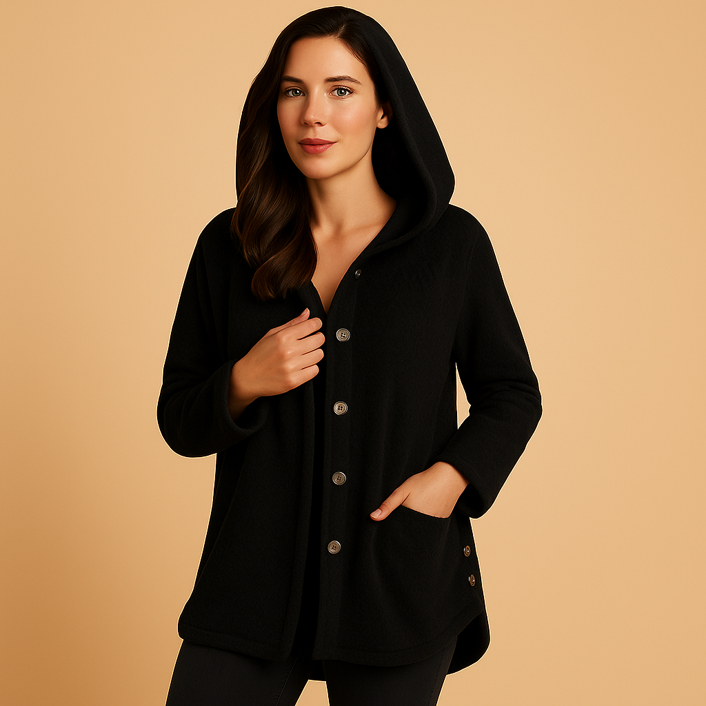 Winter coat with hood for women | Eliza
